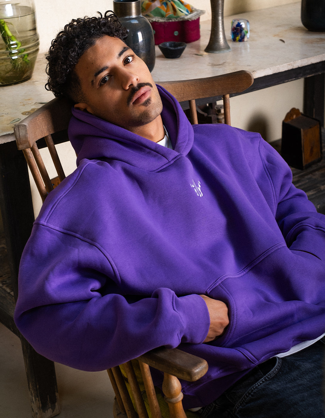 "Yashmak Masry" Purple Hoodie