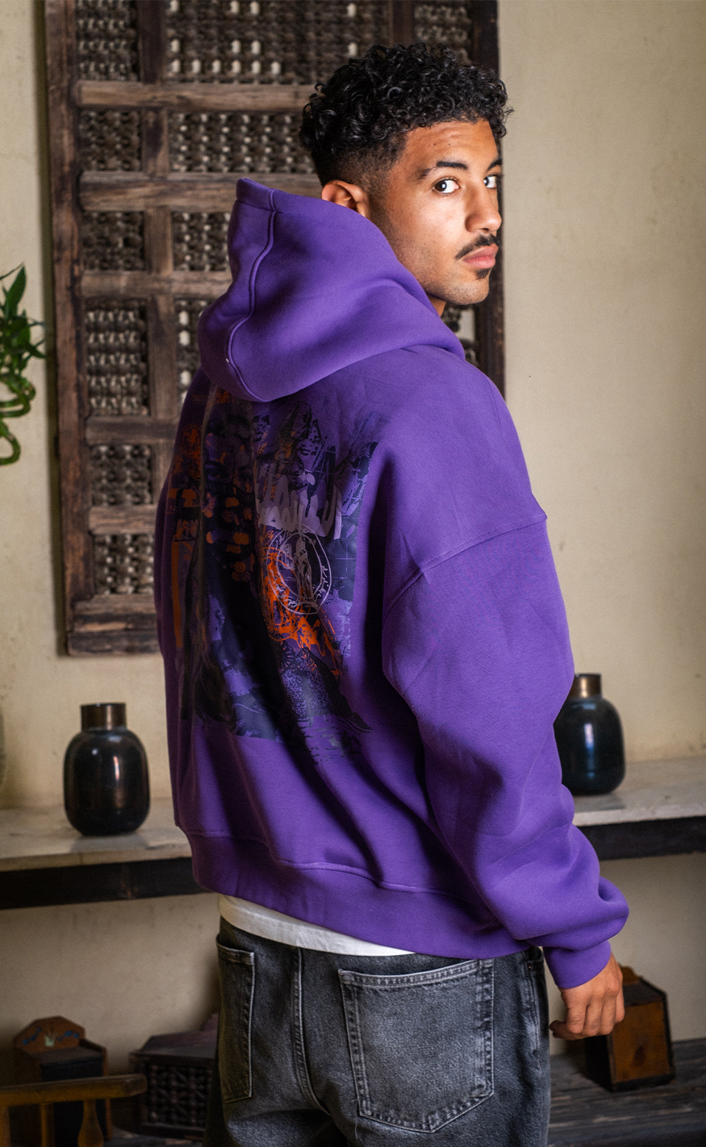 "Yashmak Masry" Purple Hoodie