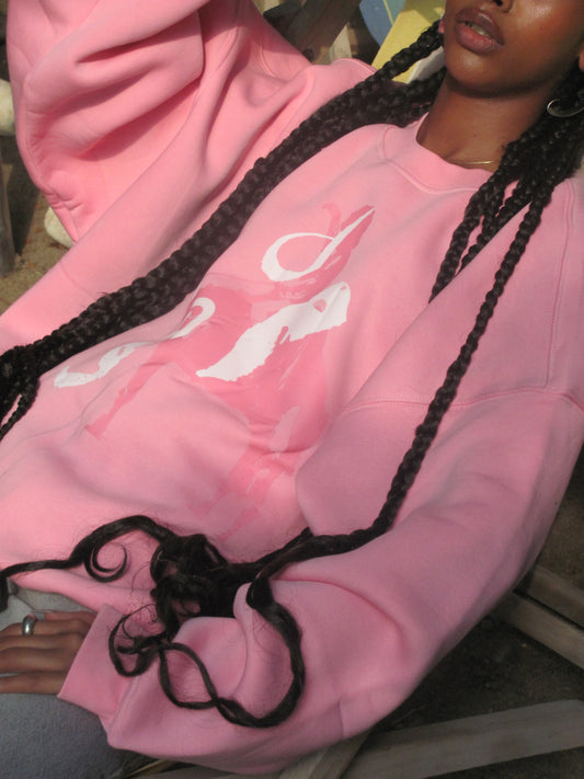 Pink "Gamal" Crewneck